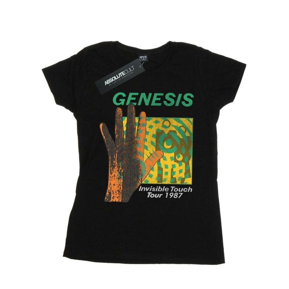Genesis Womens/Ladies Invisible Touch Tour Cotton T-Shirt / Black